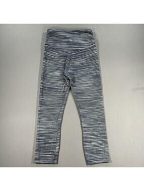 Lululemon Align Crop 21" Cross Waist Mini Space Dye Herringbone Heathered Size 4